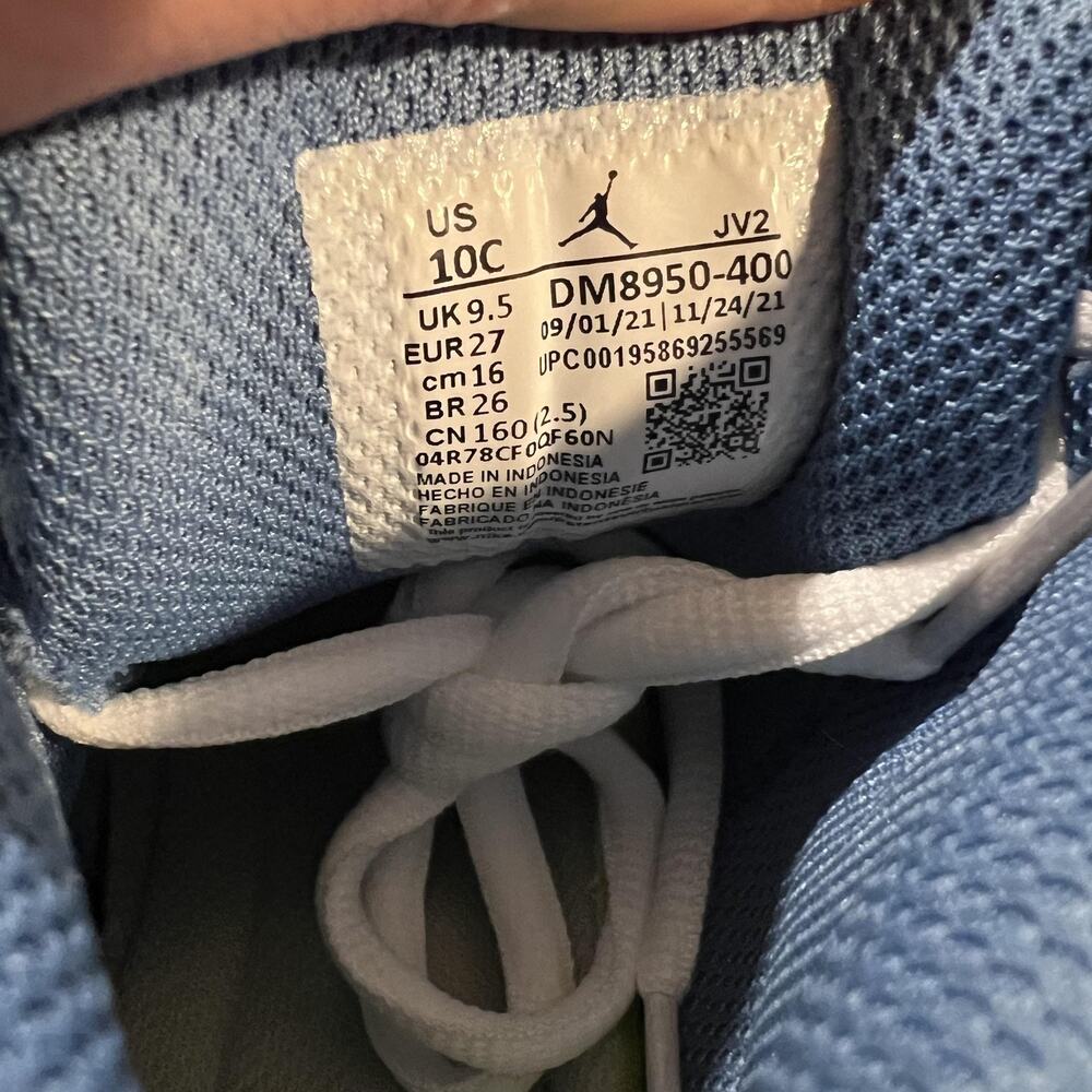 Nike Air Jordan 1 Mid Shoes Toddler Size 10C Denim DM8950-400 Sneakers - Picture 10 of 10